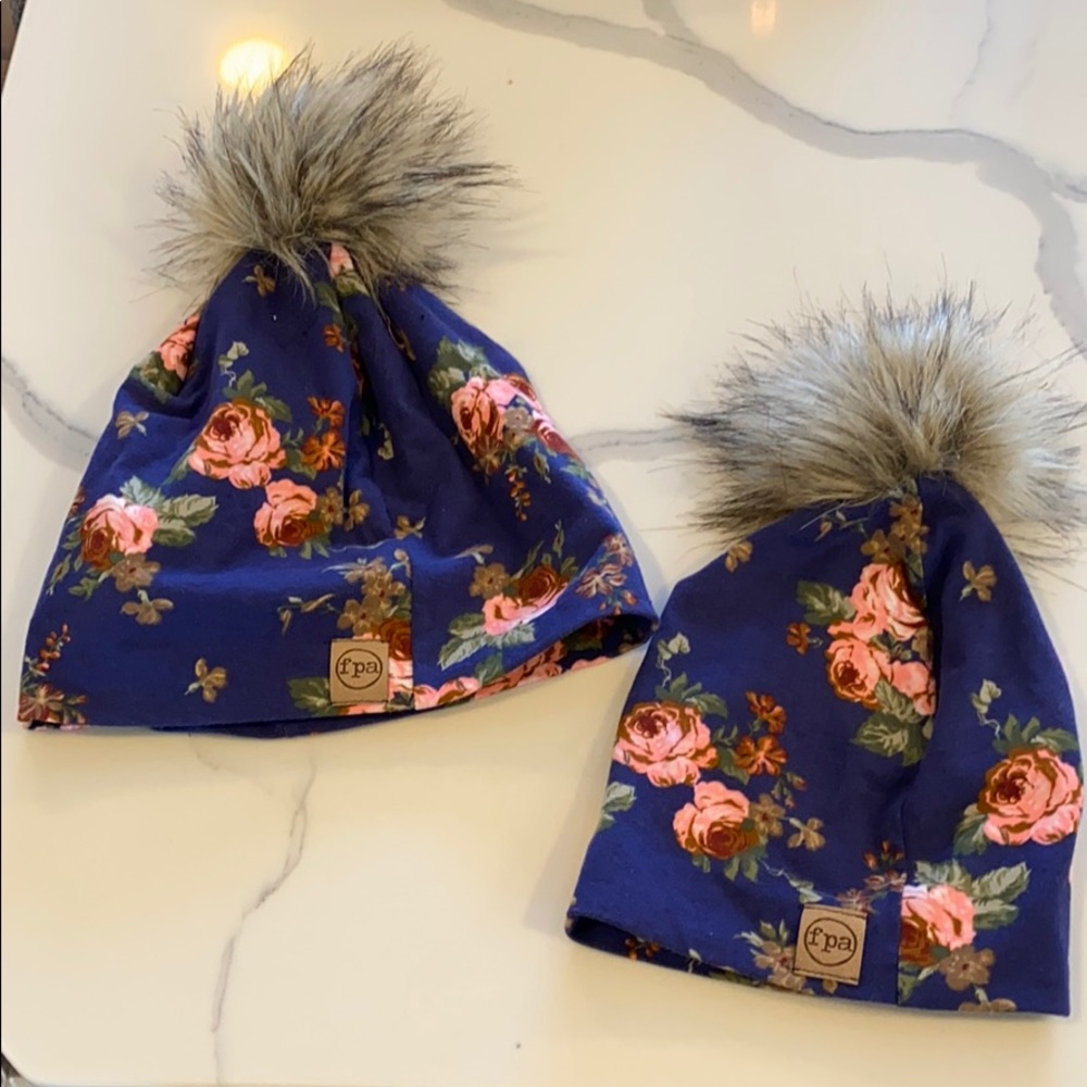 Mommy and me floral hat